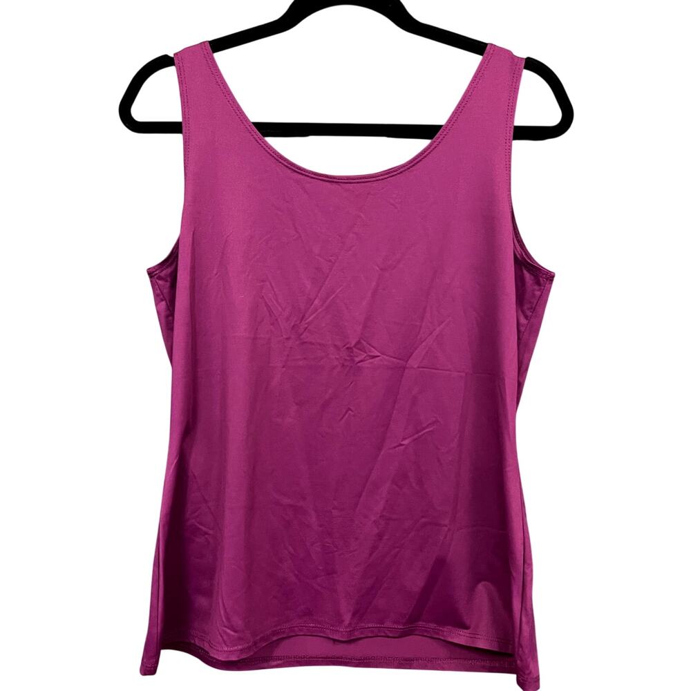 VanHeusen Basic Plum Tank Top Size Large